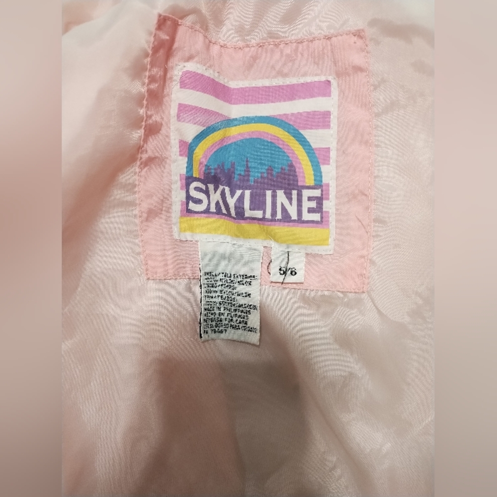 Pink Kids Jacket with Ruffle Details - Picture 10 of 10